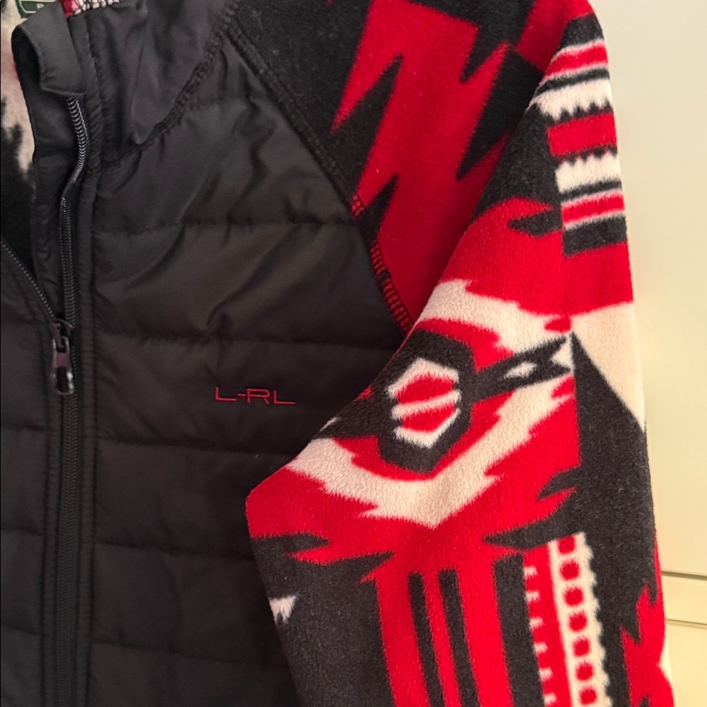 Lauren Ralph Lauren Black and Red Jacket - Picture 3 of 5